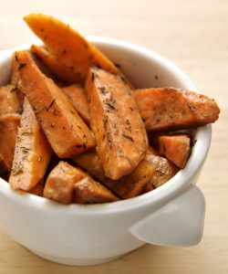 roasted sweet potatoes