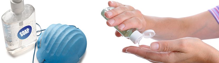 hand washing and sanitizing